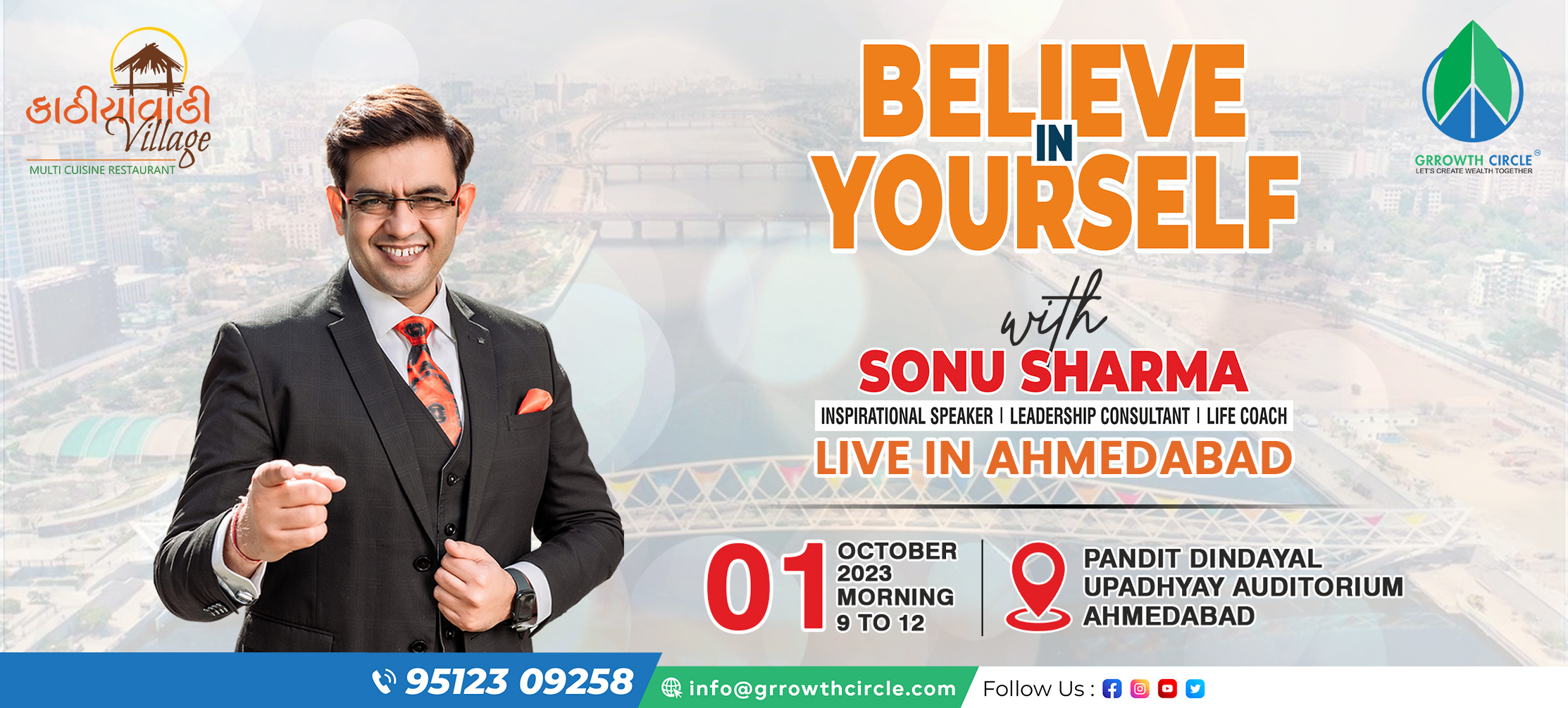 Believe In Yourself By Sonu Sharma Live In Ahmedabad