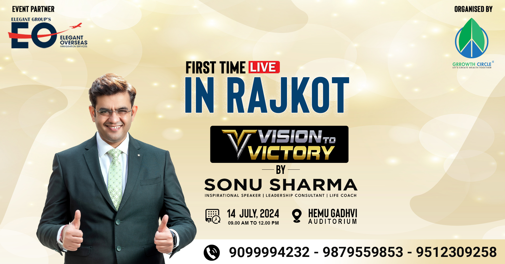 "Vision to Victory" By Sonu Sharma Live In Rajkot